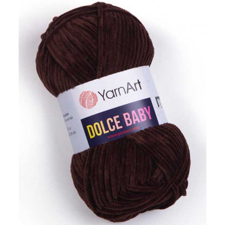 YARNART DOLCE BABY 775 темний шоколад