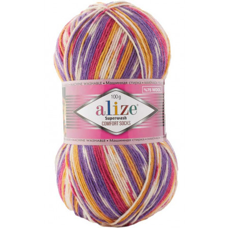 ALIZE SUPERWASH COMFORT SOCKS 7655