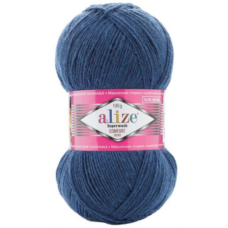 ALIZE SUPERWASH COMFORT SOCKS 846 джинс