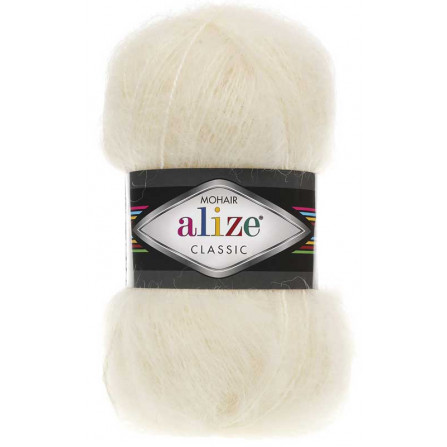 ALIZE MOHAIR CLASSIC 01 кремовий