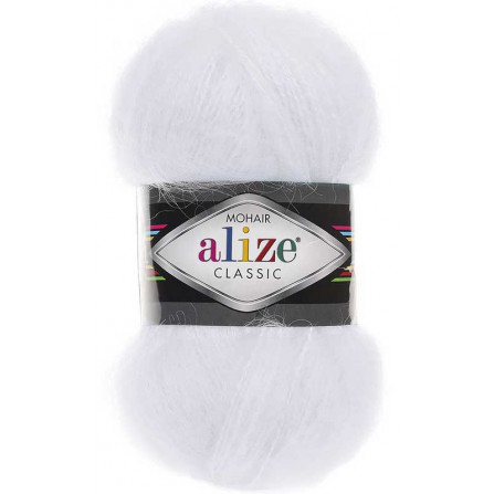 ALIZE MOHAIR CLASSIC 55 білий