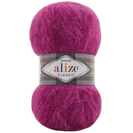 ALIZE MOHAIR CLASSIC 209 темна фуксія
