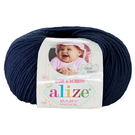 ALIZE BABY WOOL 58 синій