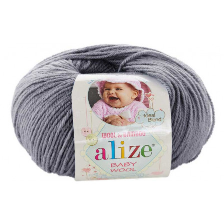 ALIZE BABY WOOL 119 сіре небо