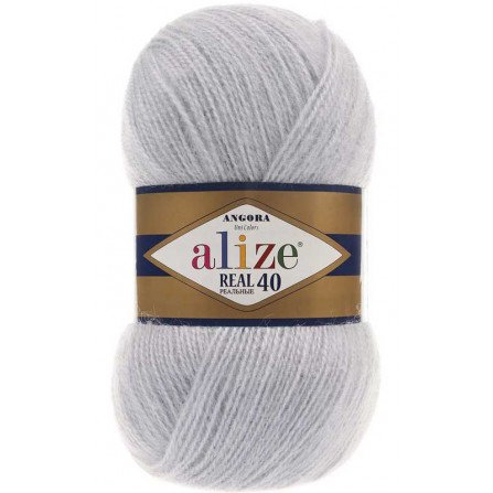 ALIZE ANGORA REAL40 52 светло-серый