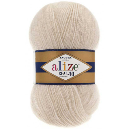 ALIZE ANGORA REAL40 67 молочно-бежевий