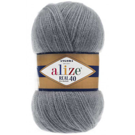 ALIZE ANGORA REAL40 87 вугільно-сірий