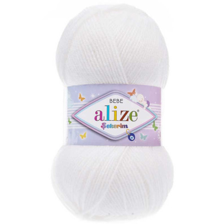 ALIZE ŞEKERİM BEBE 55 білий