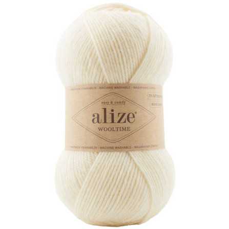 ALIZE WOOLTIME 01 кремовый