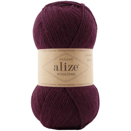 ALIZE WOOLTIME 578 тёмно-бордовый