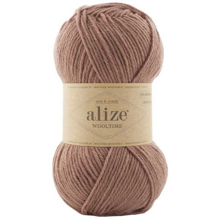 ALIZE WOOLTIME 581 коричневая пудра