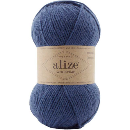 ALIZE WOOLTIME 797 тёмный джинс