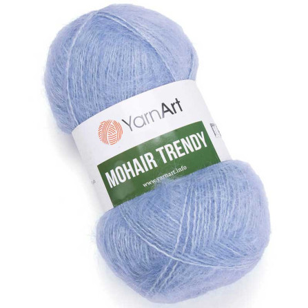 YARNART MOHAIR TRENDY 107 блакитний