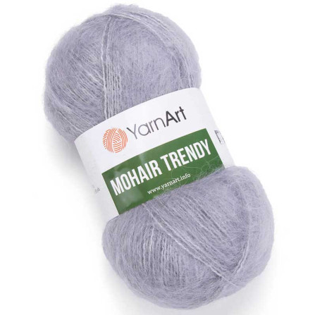 YARNART MOHAIR TRENDY 113 світло-сірий