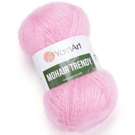 YARNART MOHAIR TRENDY 127 світло-рожевий