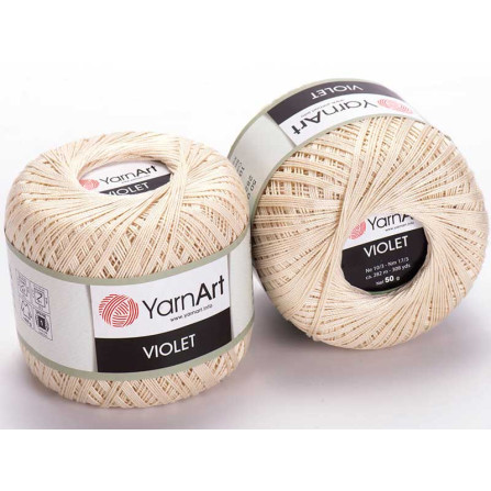 YARNART VIOLET 6194 молочно-бежевий