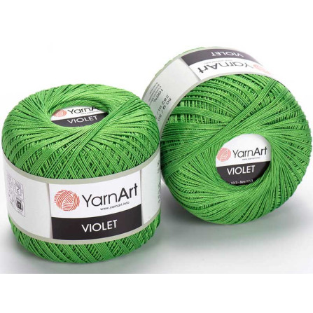 YARNART VIOLET 6332 зелений