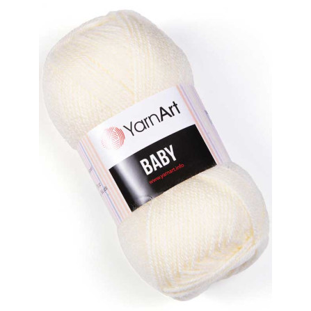 YARNART BABY 502 молочний