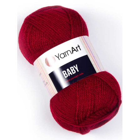 YARNART BABY 3024 темно-червоний
