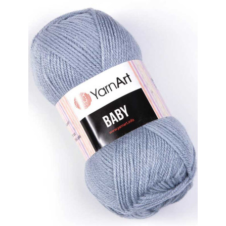 YARNART BABY 3072 середньо-сірий