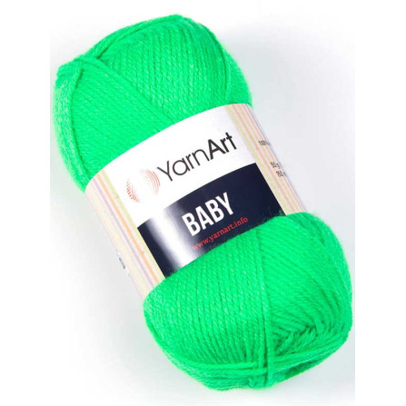 YARNART BABY 8233 неоновий зелений