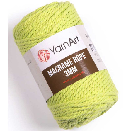 YARNART MACRAME ROPE 3MM 755 салат