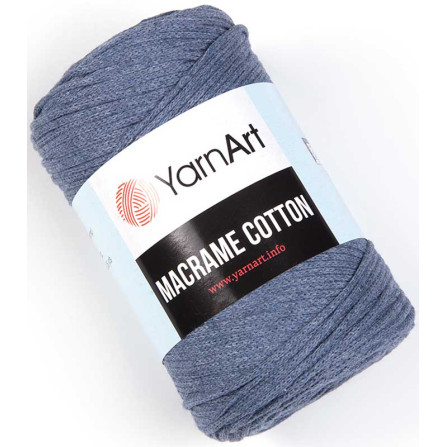 YARNART MACRAME COTTON 761 джинс меланж