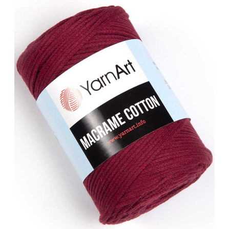 YARNART MACRAME COTTON 781 бордовий