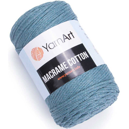 YARNART MACRAME COTTON 795 сіро-блакитний