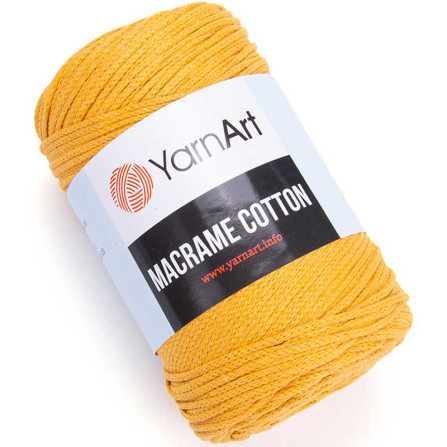 YARNART MACRAME COTTON 796 темно-жовтий