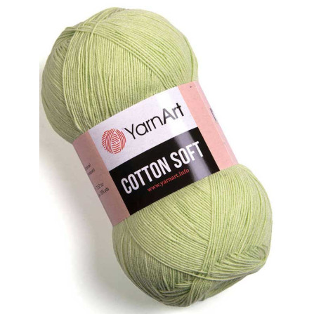 YARNART COTTON SOFT 11 светло-салатовый