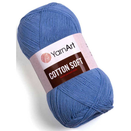 YARNART COTTON SOFT 15 блакитний джинс