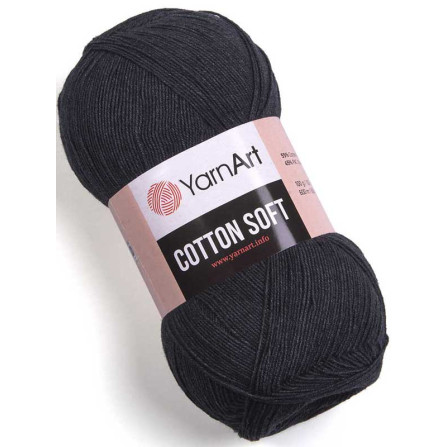 YARNART COTTON SOFT 28 антрацит