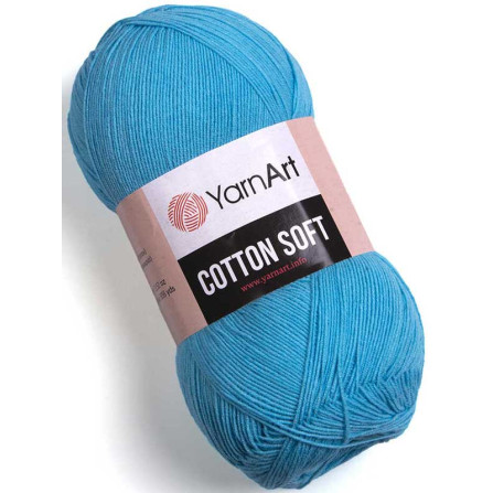 YARNART COTTON SOFT 33 ярко-бирюзовый