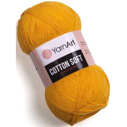 YARNART COTTON SOFT 35 темно-жовтий