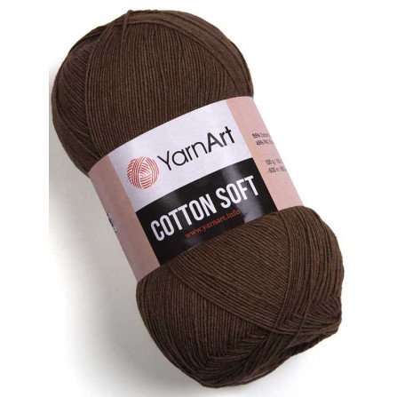 YARNART COTTON SOFT 40 коричневый