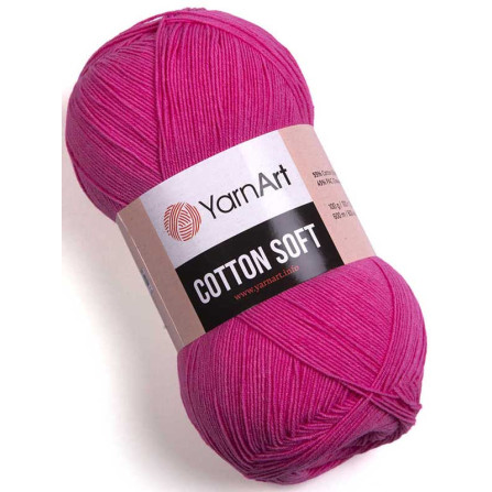 YARNART COTTON SOFT 42 фуксия