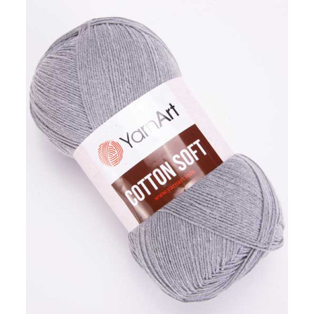 YARNART COTTON SOFT 46 серый