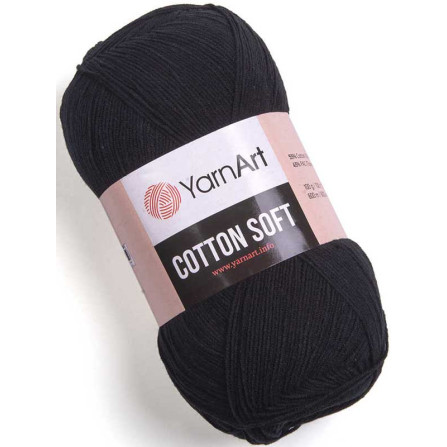 YARNART COTTON SOFT 53 чёрный