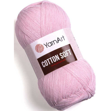 YARNART COTTON SOFT 74 дитячий рожевий
