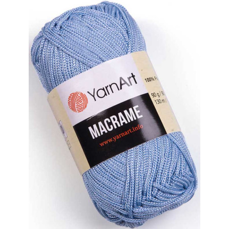 YARNART MACRAME 133 яскраво-блакитний