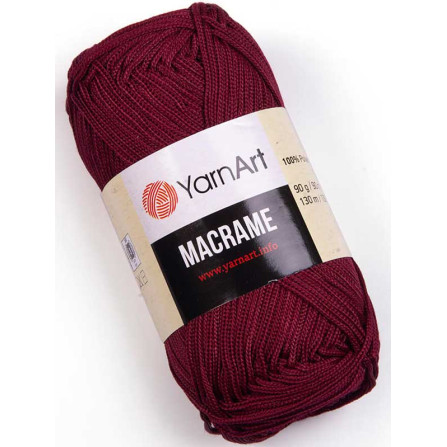 YARNART MACRAME 145 бордовий