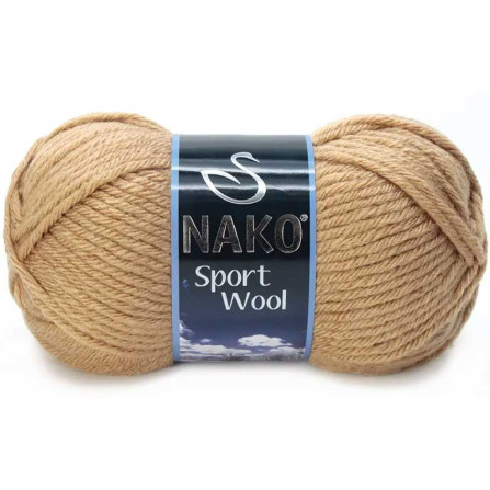 NAKO SPORT WOOL 221 верблюжий