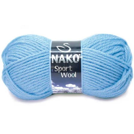 NAKO SPORT WOOL 271 яскраво-блакитний