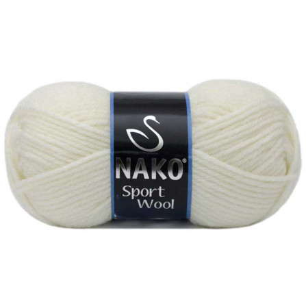 NAKO SPORT WOOL 300 світло-молочний