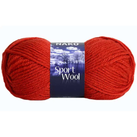 NAKO SPORT WOOL 10701 морквяний