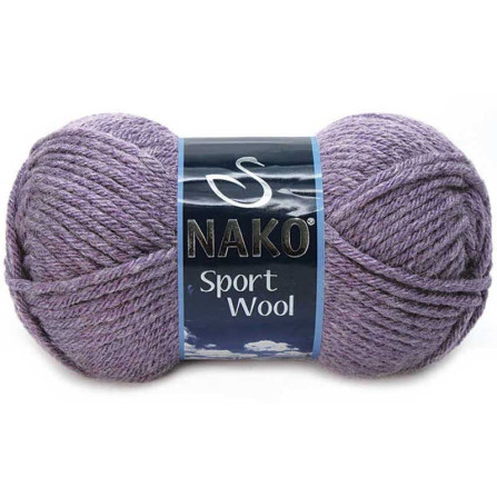 NAKO SPORT WOOL 23331 сливовий меланж