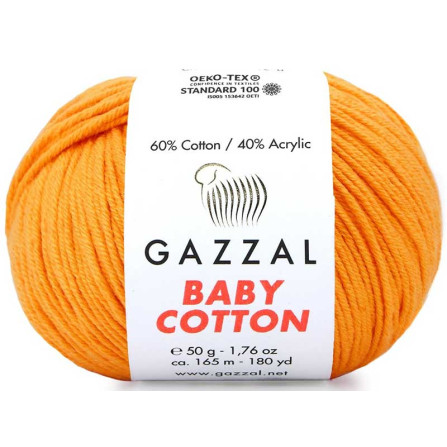 GAZZAL BABY COTTON 3416 оранжевый