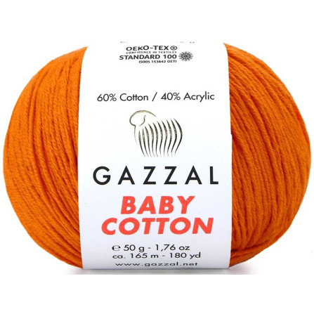 GAZZAL BABY COTTON 3419 апельсин