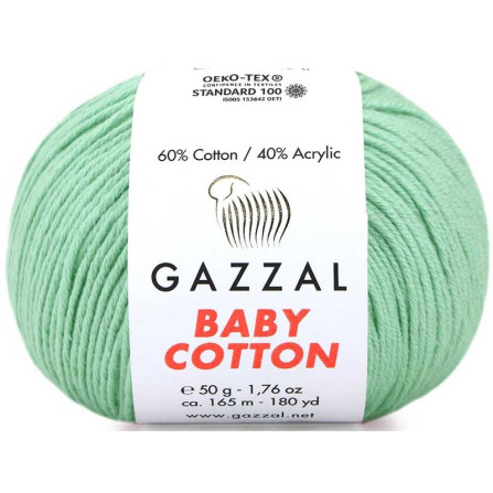GAZZAL BABY COTTON 3425 зелена м'ята